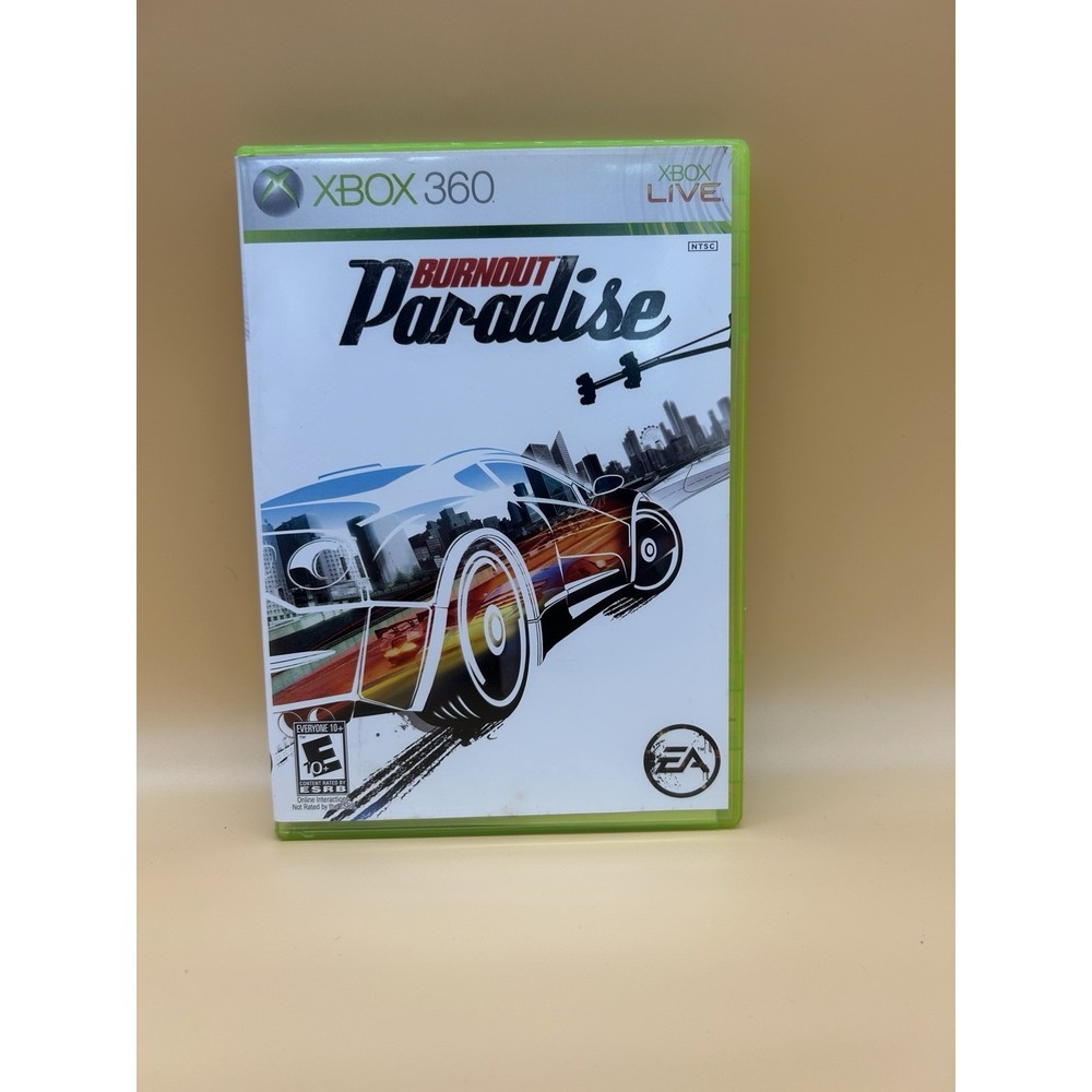 Burnout Paradise Xbox 360 LIVE Complete CIB Tested Working w/ Manual